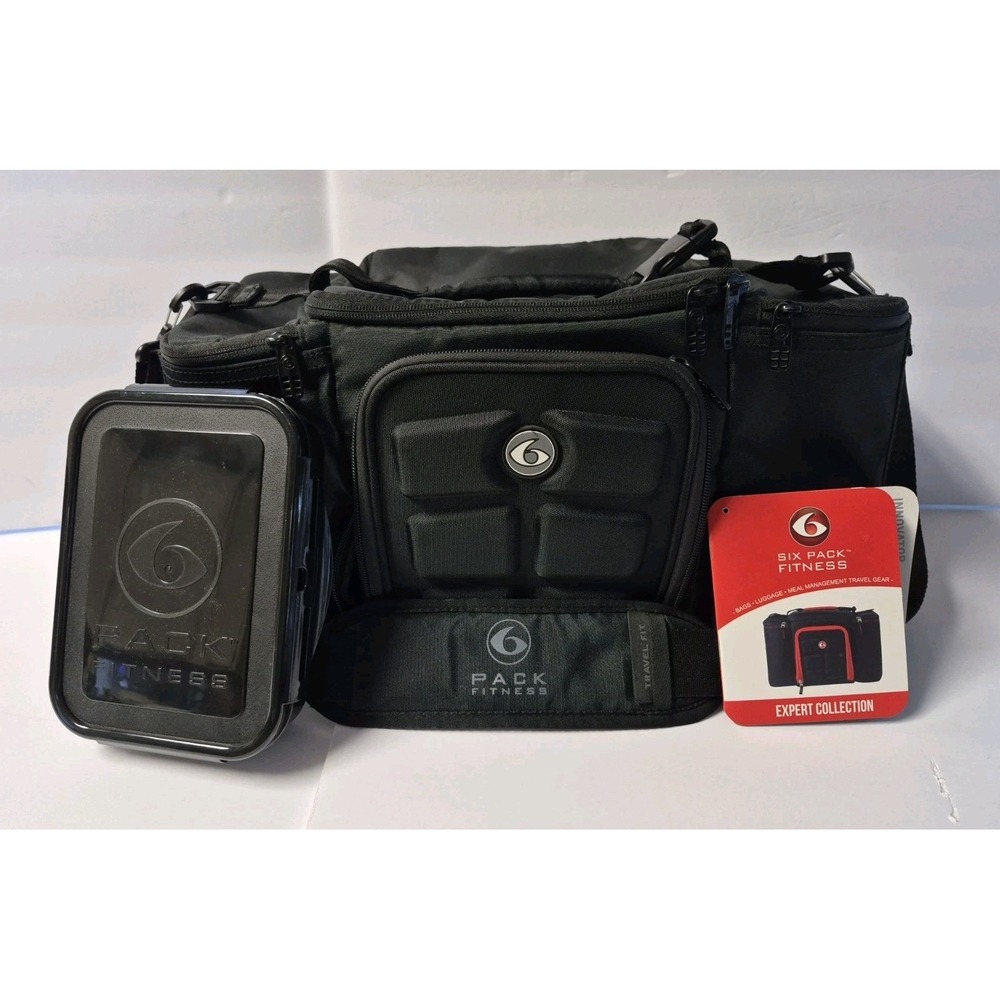 6 Pack Fitness Innovator 300/500 Meal Management Bag Gym Insulated Cooler Tote